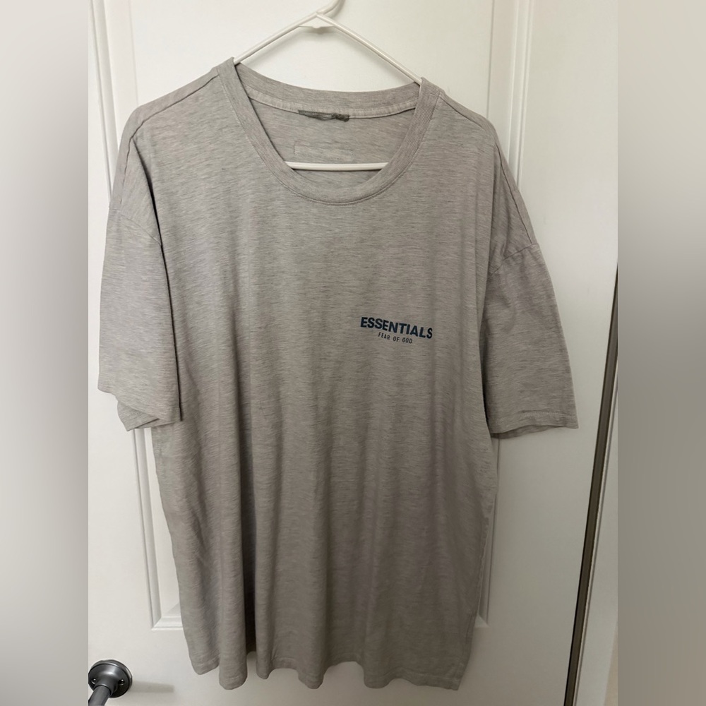Essentials Light Gray Short Sleeve Tee